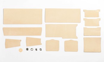LC Billfold Kit <Outside Purse> - LC Tooling Leather Standard (Natural)