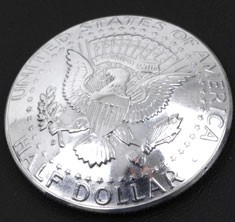 Old Kennedy Half Dollar 1964 Eagle <Loop Back>