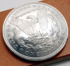 Morgan Dollar 1921 (Reverse) XF/AU <Screw Back>