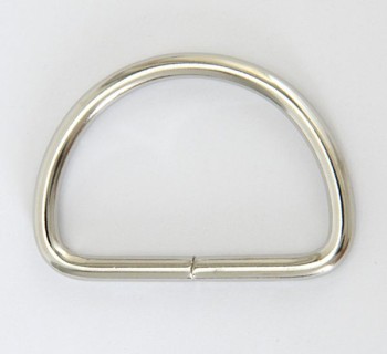 D Ring - 40 mm - Nickel