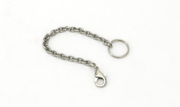 Keychain with Snap Hook ( Small ) - Nickel