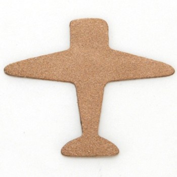 Leather Charms <Backing Charm> Retro Airplane(1pc)