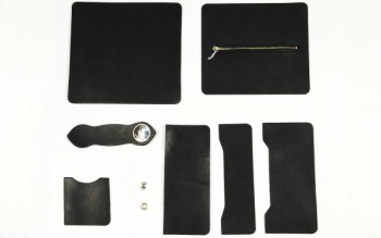 LC M Long Wallet Kit - LC Tooling Leather Standard(BK/BW)