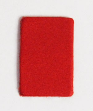 Leather Label (Square Shape S) - Various Color Leather(5 pcs)
