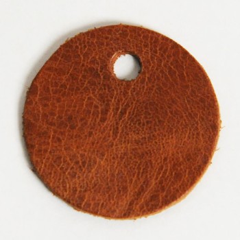 Leather Tag (Round Shape L) - LC Mostro