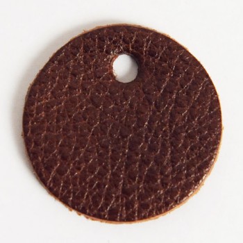 Leather Tag (Round Shape L) - Gallo