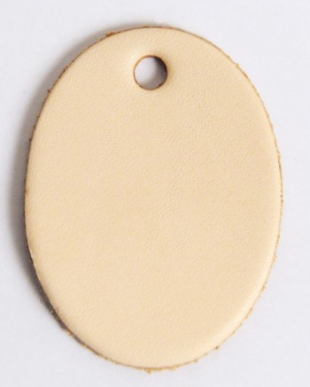 Leather Tag (Oval Shape) - LC Tooling Leather Standard