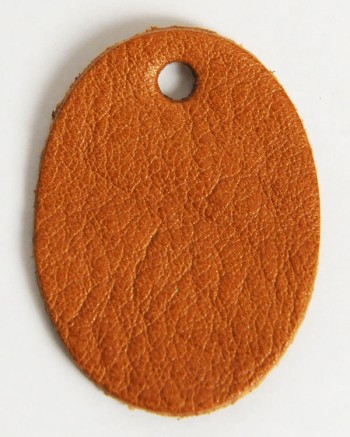 Leather Tag (Oval Shape) - Gallo