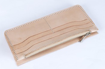 LC Long Wallet Semi Assembled Innter Parts with Zipper - Tooling Leather Himeji