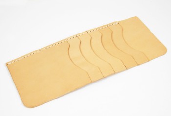 LC M Long Wallet Semi Assembled Card Pockets - Leather Glazed Himeji